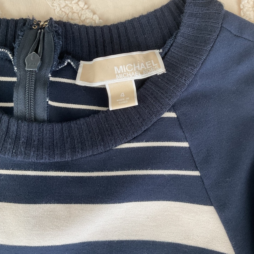 Michael Kors helsinki stripe dress 4 - Picture 5 of 6